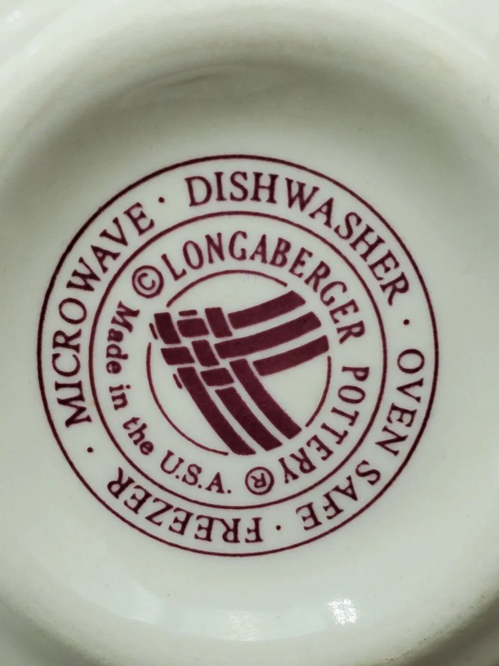 Longaberger Woven Traditions Red Stackable Custard Cups Ramekins Dip Bowls